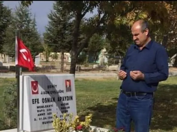 Şehit babası kalbine yenildi 