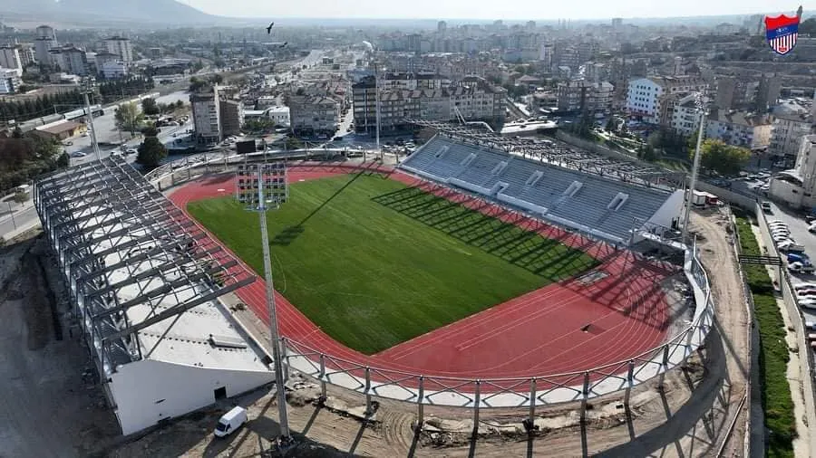 Stadyum büyük oranda tamamlandı 