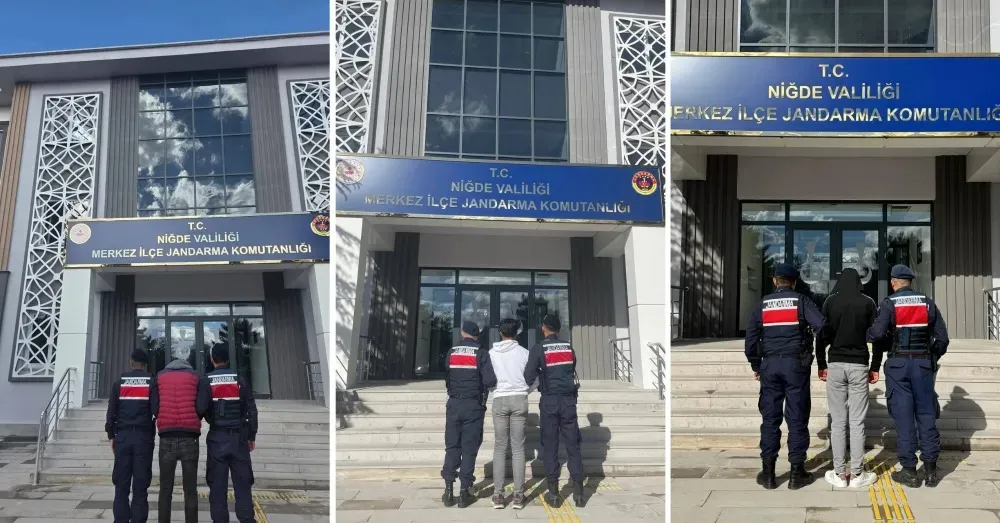 Niğde’de aranan 3 şahıs jandarma ekiplerince yakalandı