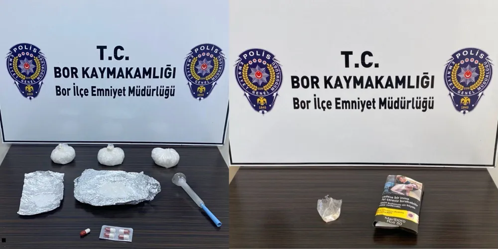 BOR’DA UYUŞTURUCU OPERASYONU: 4 GÖZALTI, 1 TUTUKLAMA