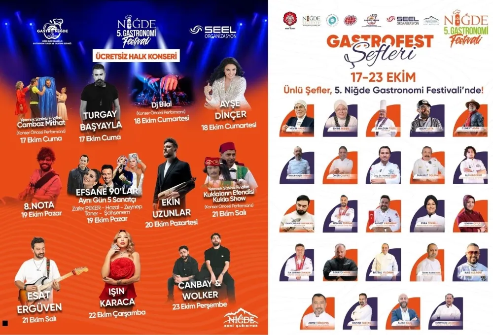 Niğde 5. Gastronomi Festivali için geri sayım başladı