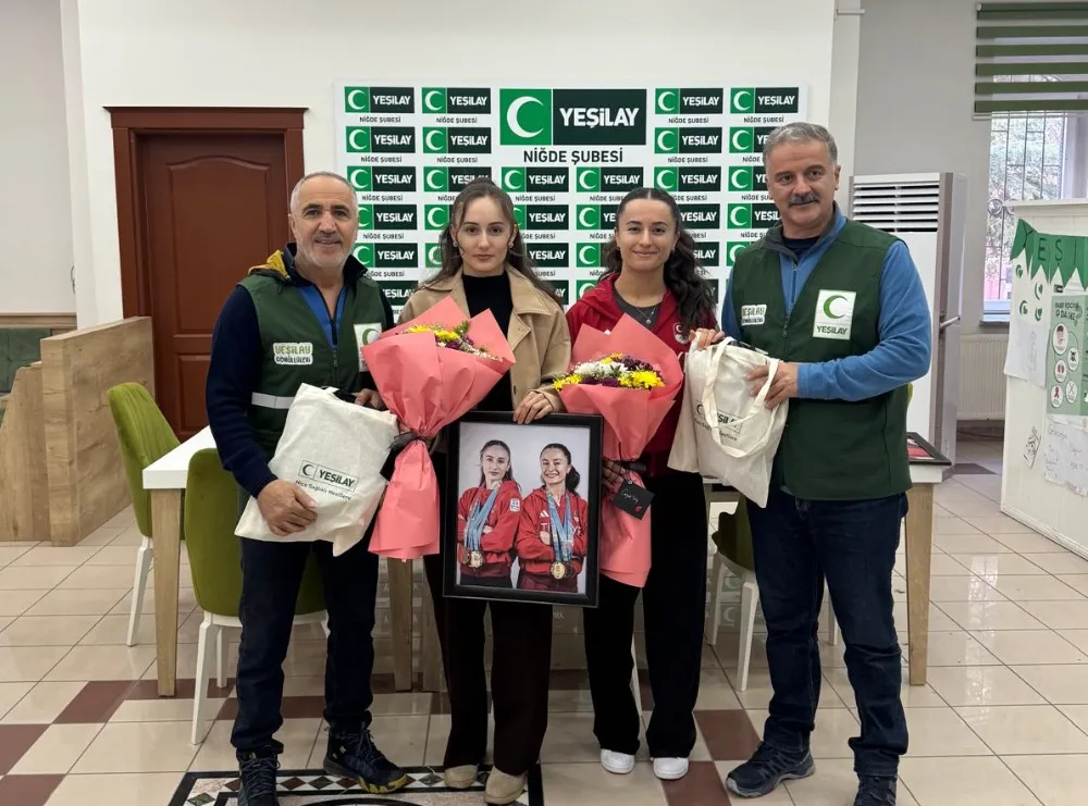 Yeşilay Niğde, Altın Madalyalı Halterci Kardeşleri Ağırladı: Hedef 2028 