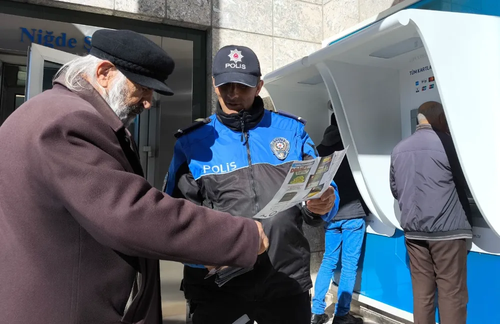 Dolandırıcılara karşı vatandaş bilgilendiriliyor 