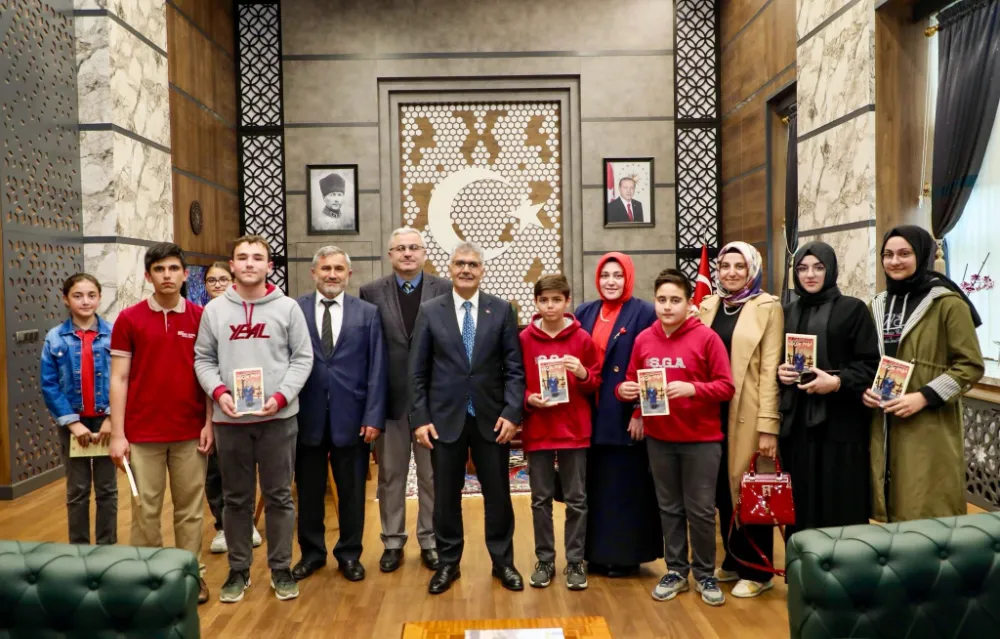 Niğde Valisi Çelik, ÇEDES Projesi Öğrenci Temsilcilerini Ağırladı