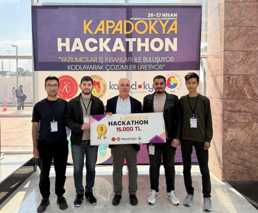 Öğrencilerimizin Projeleri Kapadokya Hackathon’a Damga Vurdu