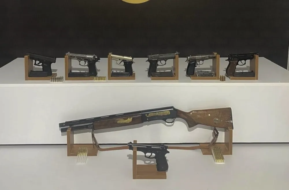 Niğde’de ruhsatsız silah operasyonunda 8 gözaltı