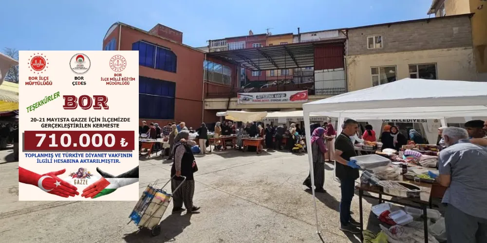 Kermesten 710 Bin TL Yardım Toplandı