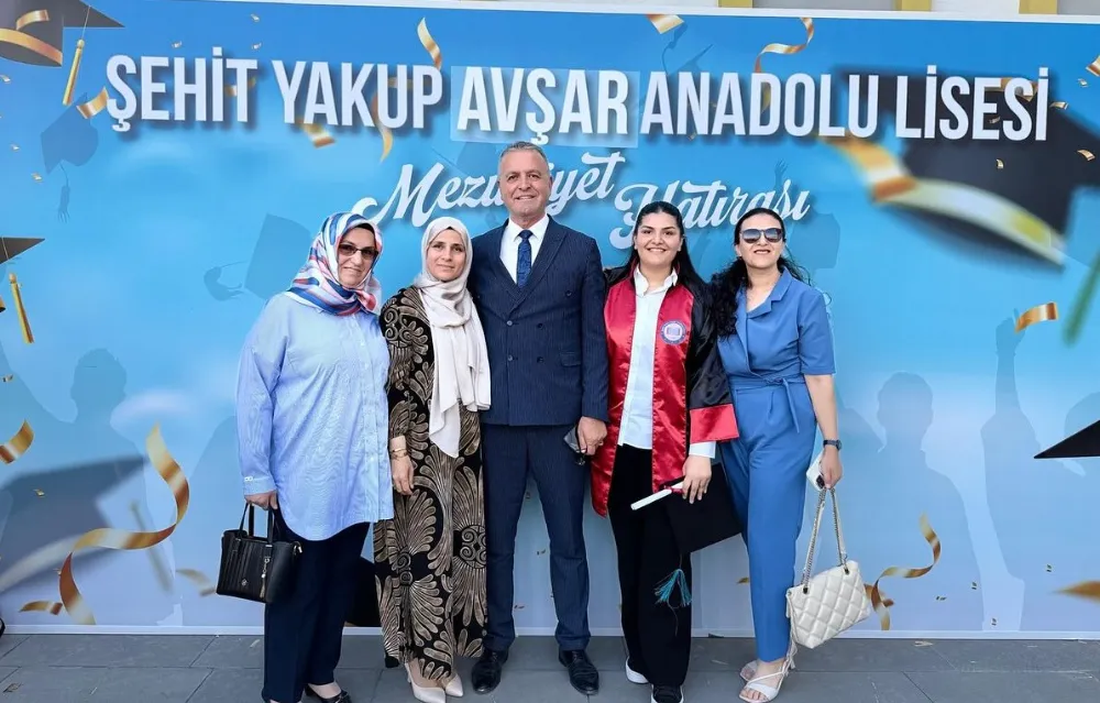 Doygun Ailesi, Şehit Yakup Avşar Anadolu Lisesi Mezuniyet Coşkusuna Ortak Oldu