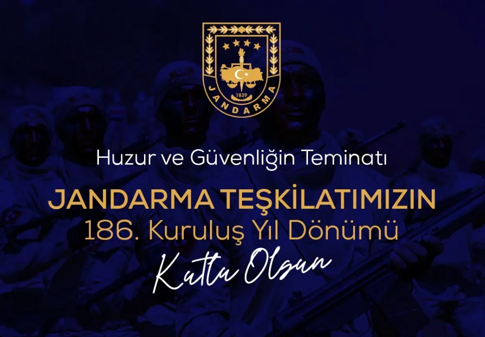 NİĞDE BELEDİYE BAŞKANI EMRAH ÖZDEMİR’DEN JANDARMA TEŞKİLATI’NIN 186. KURULUŞ YIL DÖNÜMÜ KUTLAMA MESAJI
