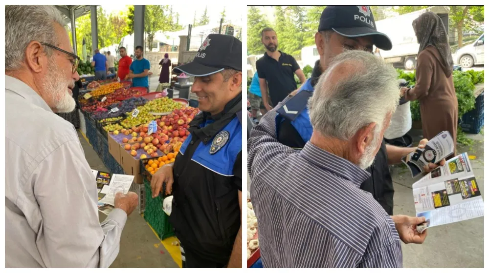 Polisten vatandaşa dolandırıcılık ve hırsızlıklara karşı uyarı