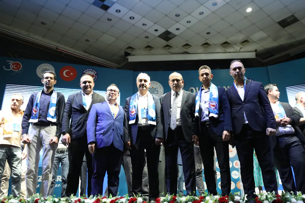 Büro Memur-Sen’in Genel Kurulu’nda Yusuf Yazgan yeniden başkan seçildi