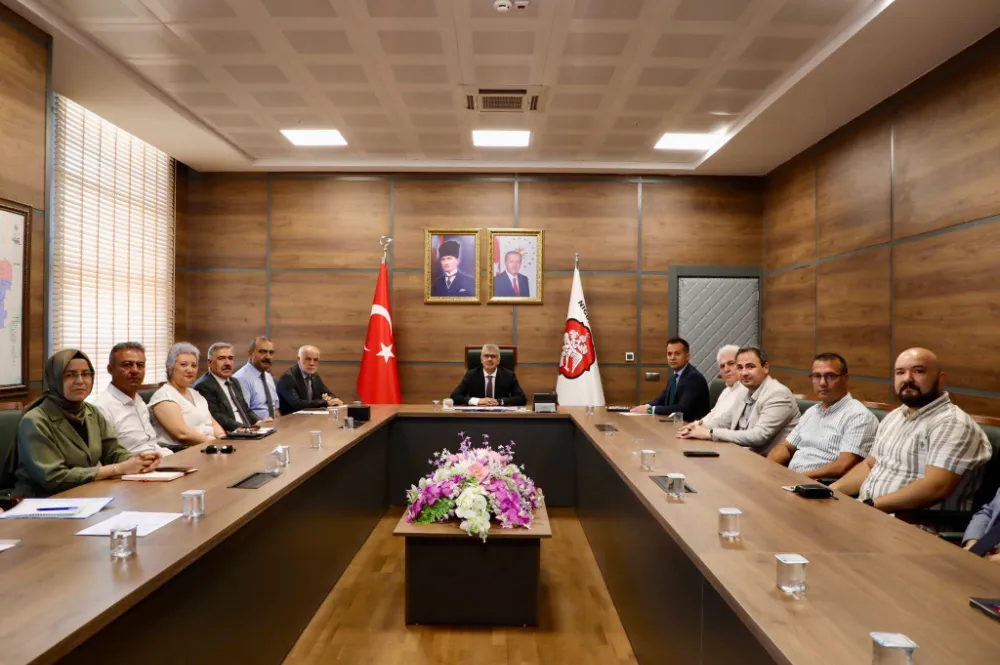 İstihdam ve Mesleki Eğitim Toplantısı Vali Çelik Başkanlığında Gerçekleşti