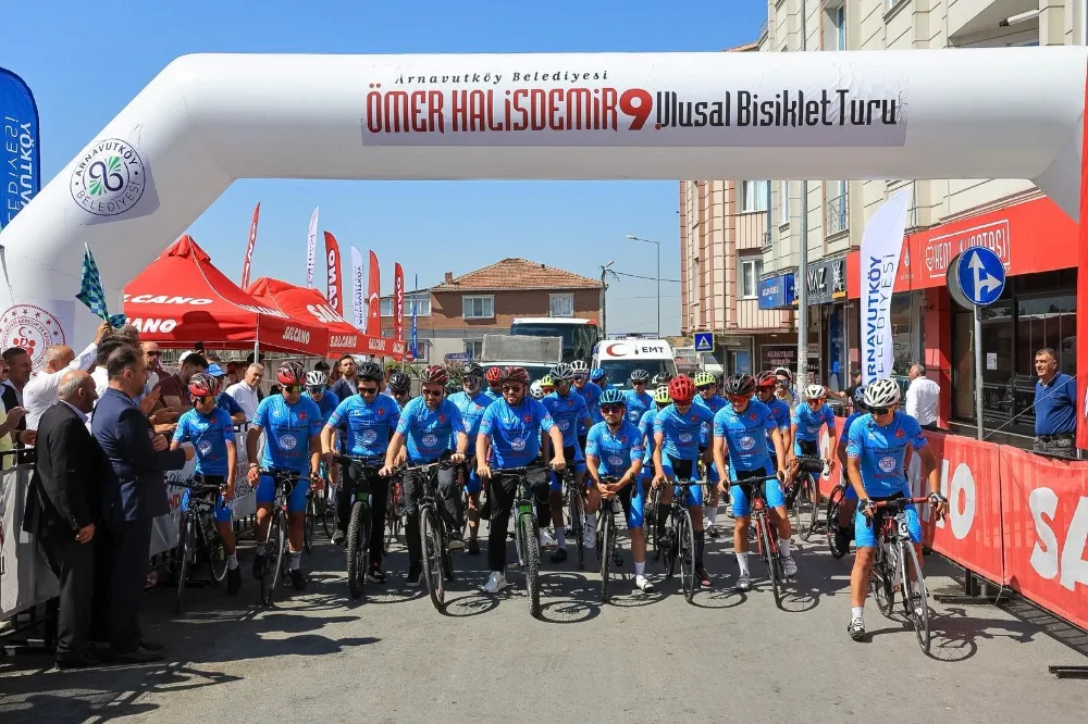 9. ÖMER HALİSDEMİR BİSİKLET TURU BAŞLADI 