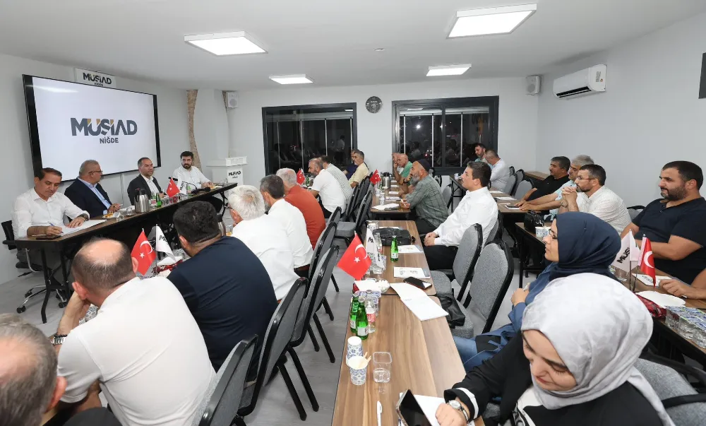 MÜSİAD Niğde, Eğitime Destek Platformu Toplantısına Ev Sahipliği Yaptı