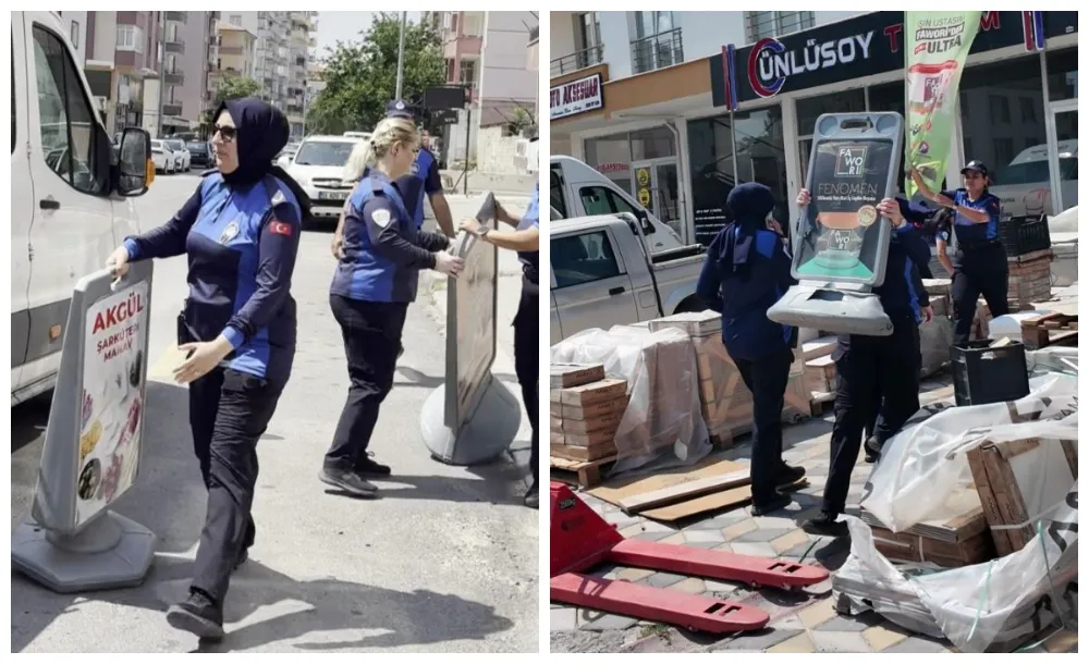 Niğde Belediyesi zabıta ekipleri kaldırım ve yol işgallerine karşı denetimlerini sıkılaştırdı