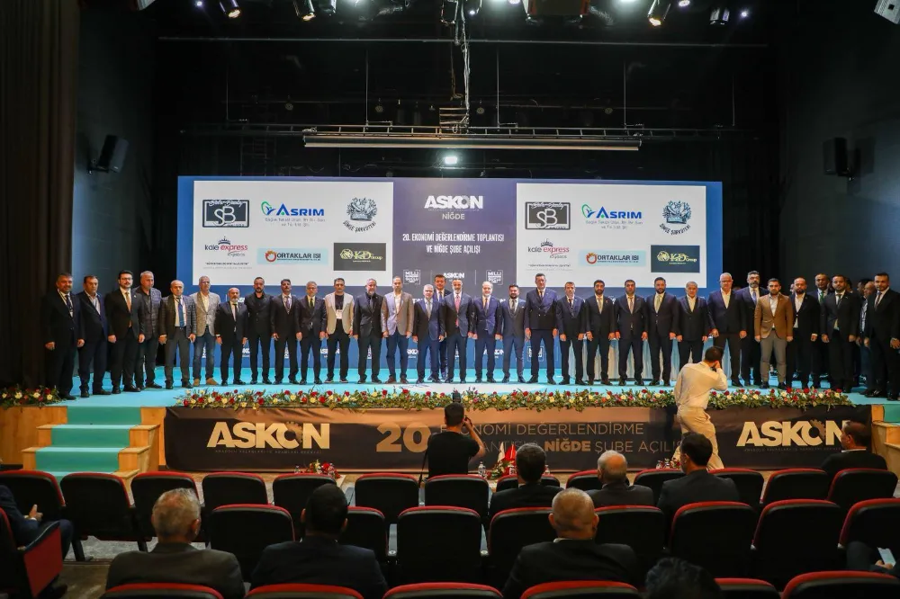 ASKON Niğde Şubesi Açıldı, Ekonomi Değerlendirme Toplantısı Düzenlendi
